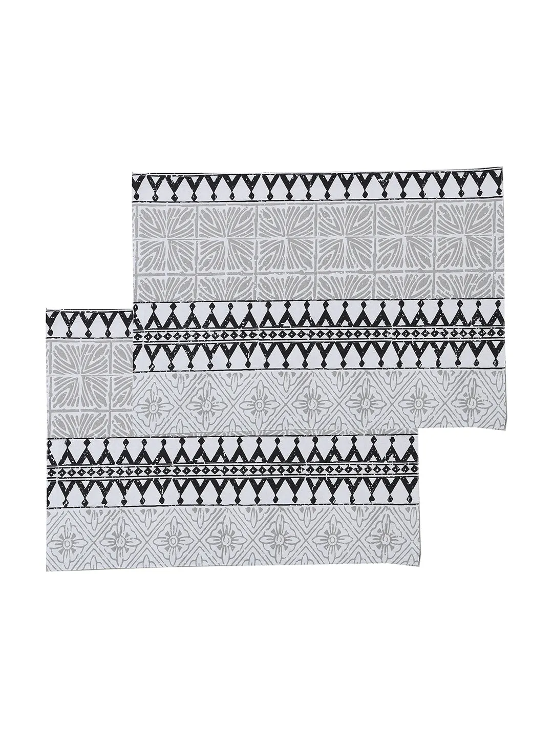 Alankaar - Set Of 2 Placemats (Black)