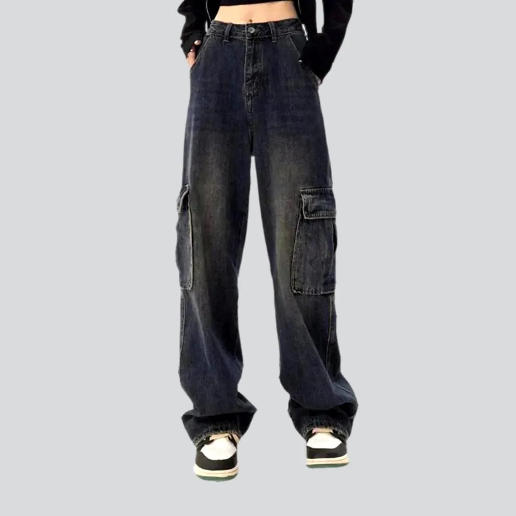 Baggy fashion jeans for women