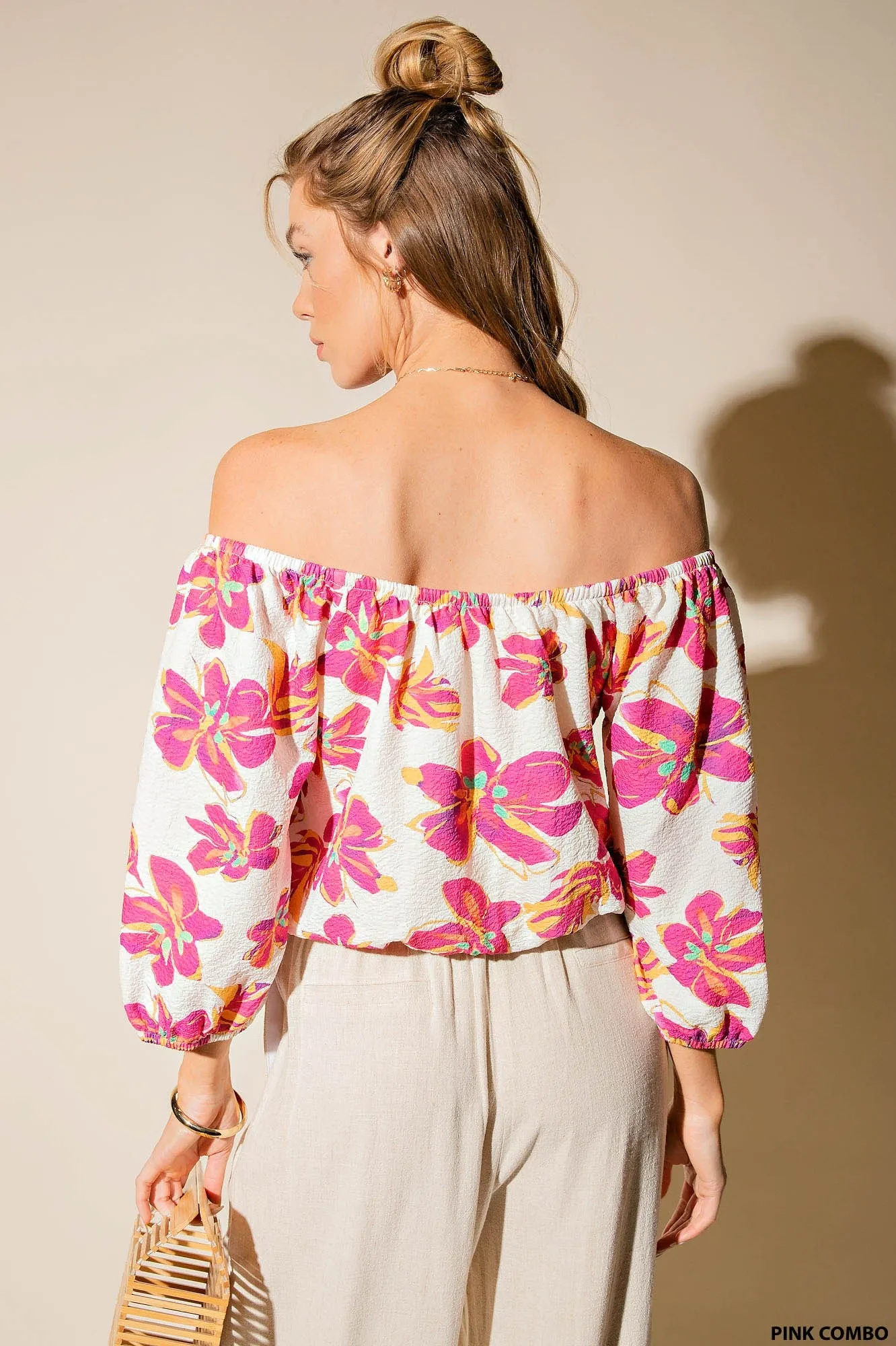 Be Bold Floral Off the Shoulder Top | FINAL SALE