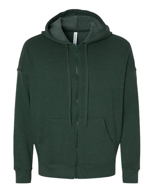 BELLA   CANVAS Unisex Sponge Fleece DTM Full-Zip Hoodie 3759