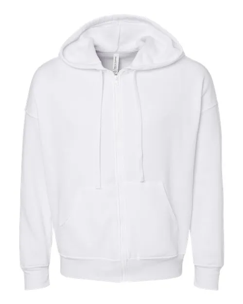 BELLA   CANVAS Unisex Sponge Fleece DTM Full-Zip Hoodie 3759