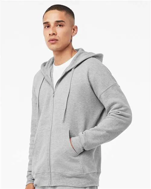 BELLA   CANVAS Unisex Sponge Fleece DTM Full-Zip Hoodie 3759