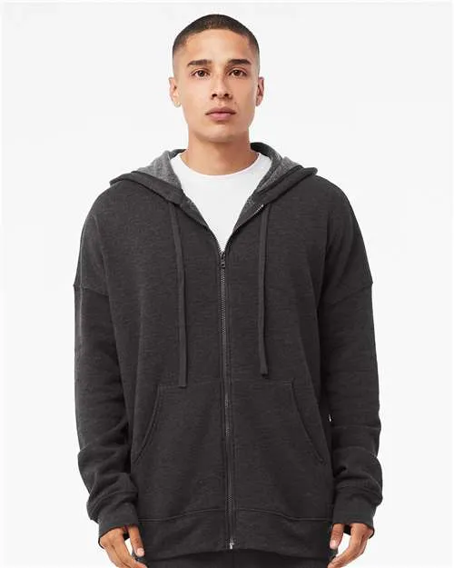 BELLA   CANVAS Unisex Sponge Fleece DTM Full-Zip Hoodie 3759