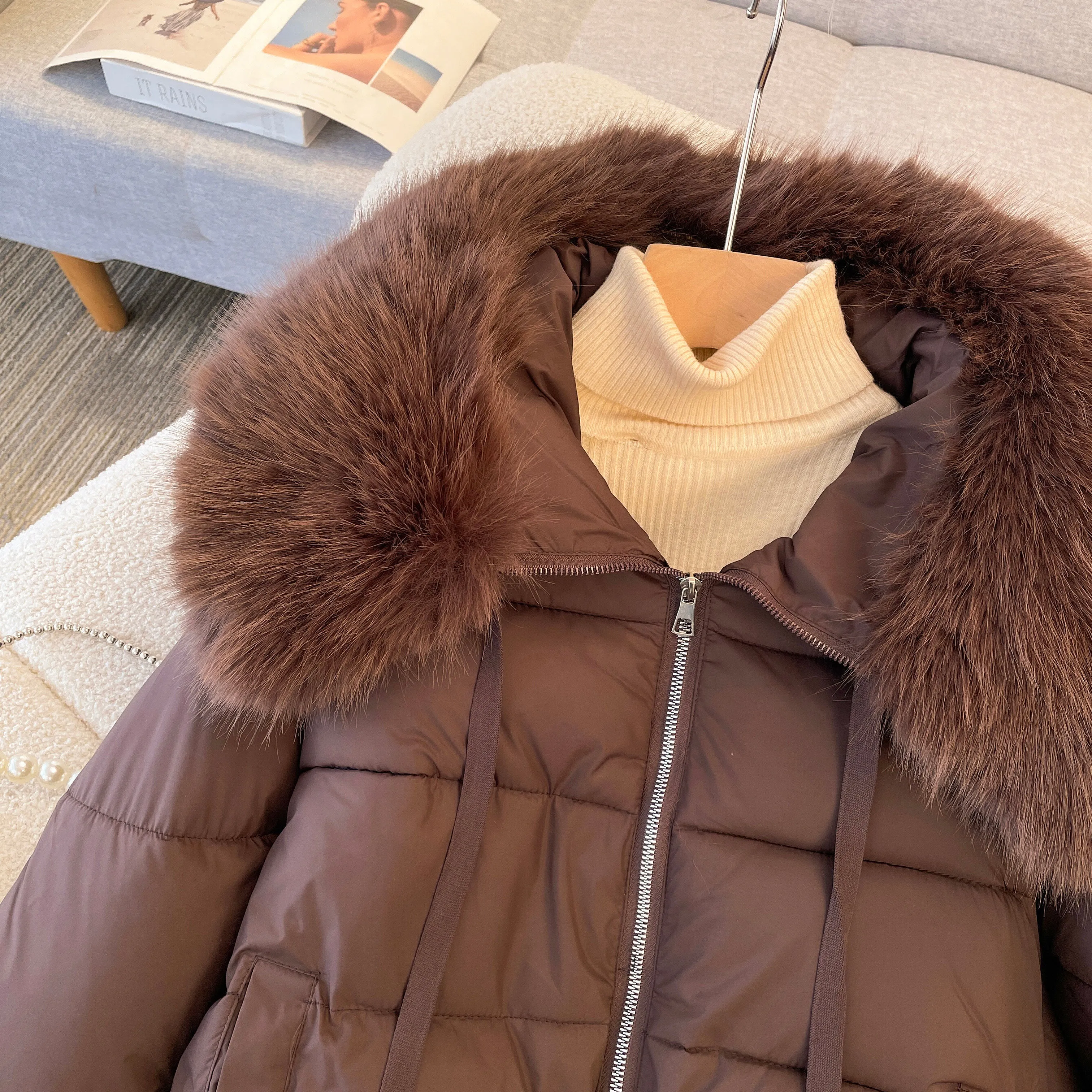 Bellamy Warm Parka Jacket with Fur