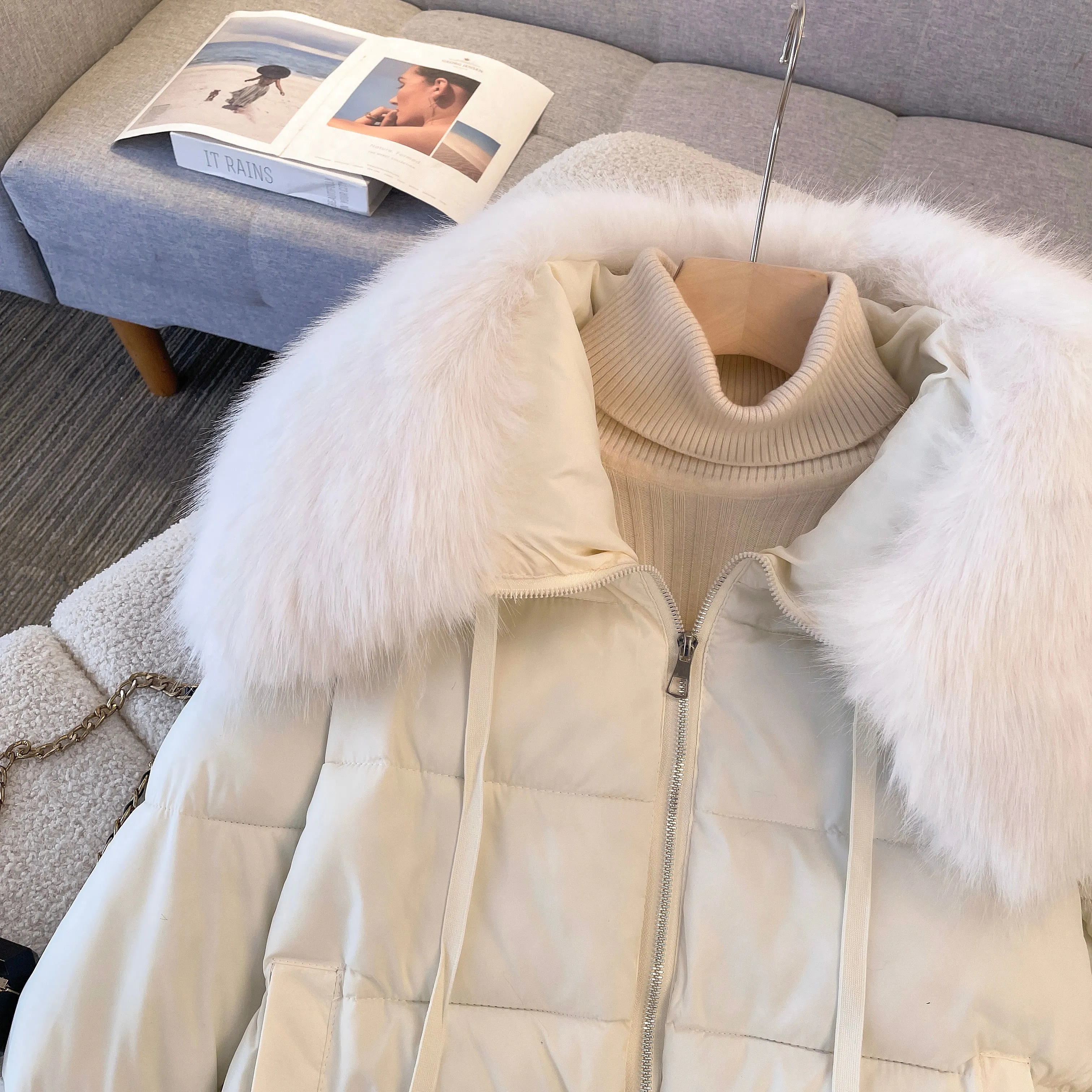 Bellamy Warm Parka Jacket with Fur