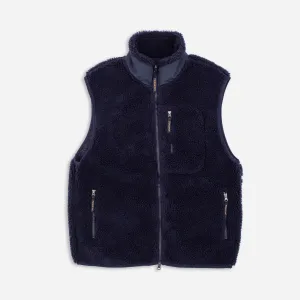 BOA SHERPA FLEECE VEST - NAVY HARDING