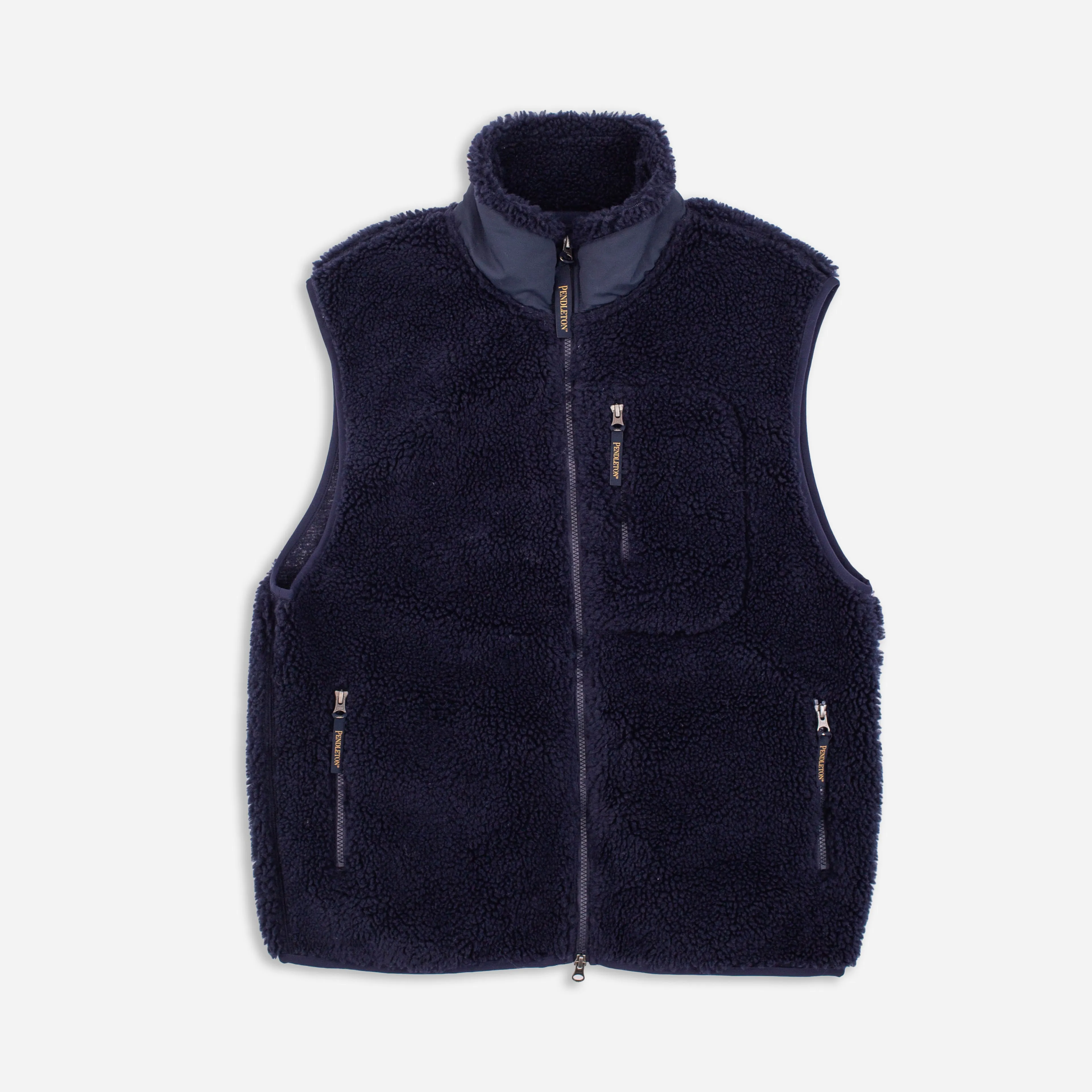 BOA SHERPA FLEECE VEST - NAVY HARDING