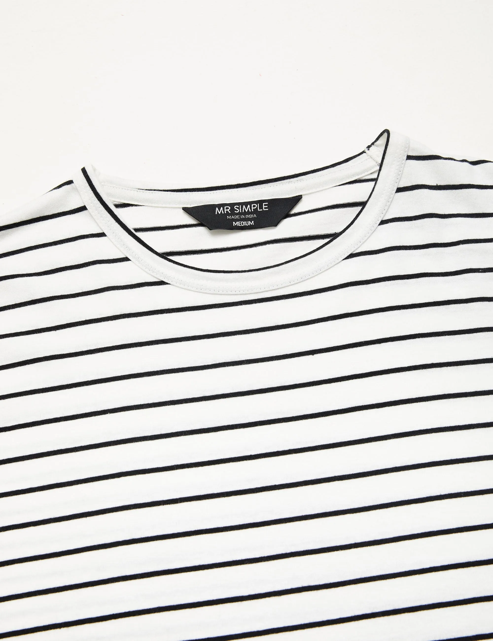 Breton Stripe Tee - Black/White