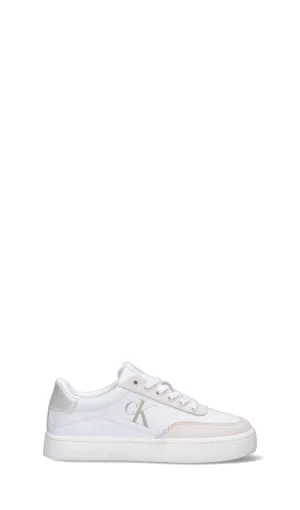 CALVIN KLEIN JEANS Sneaker donna bianca/panna in pelle