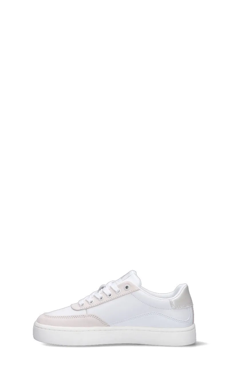 CALVIN KLEIN JEANS Sneaker donna bianca/panna in pelle