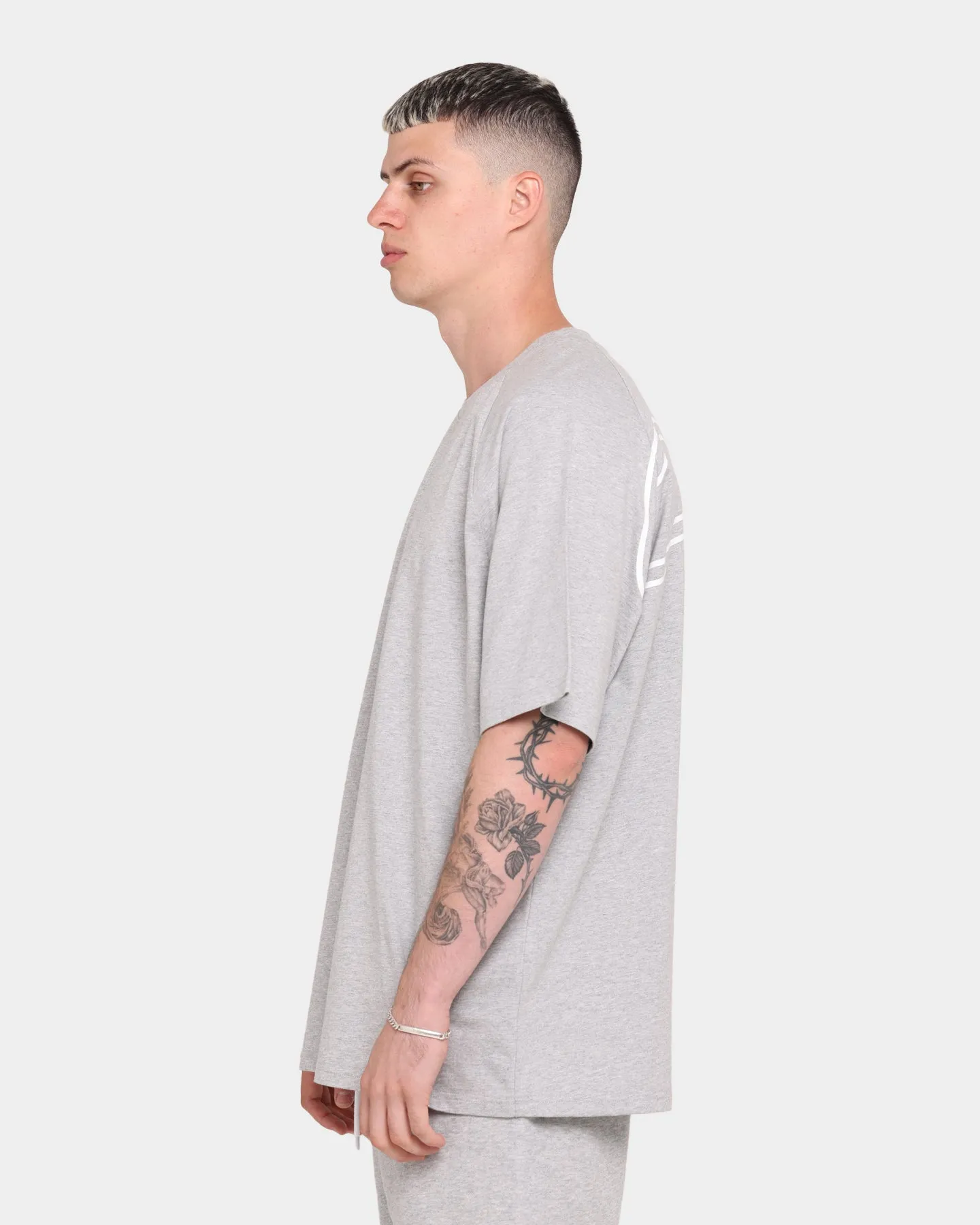 Carré PC Wash Double Up Short Sleeve T-Shirt Grey Marle