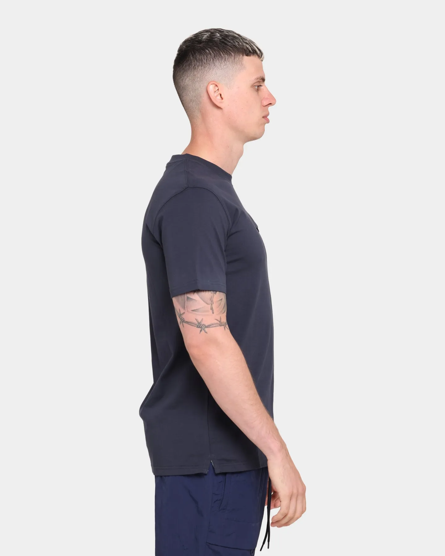 Carré Restart Pocket Short Sleeve T-Shirt Navy