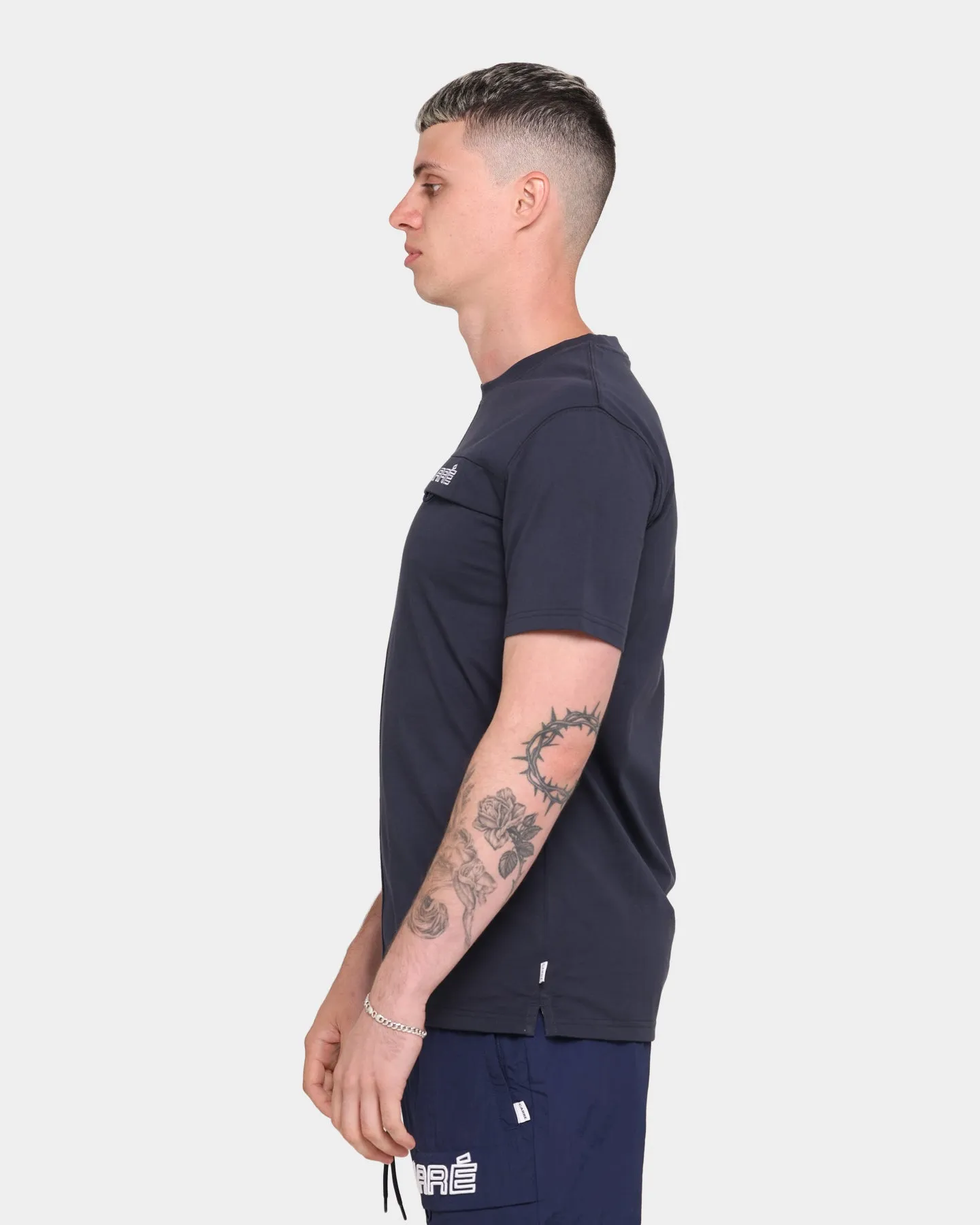 Carré Restart Pocket Short Sleeve T-Shirt Navy