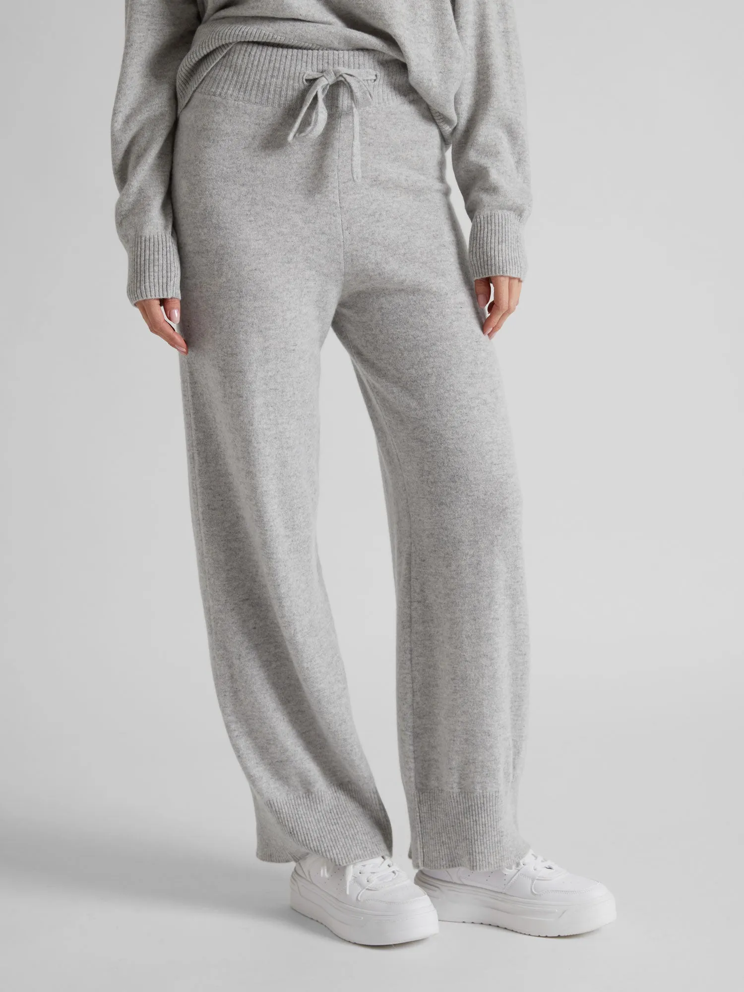 Cashmere pants "Lux pants" - light grey