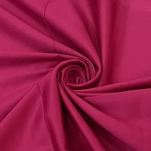 Classic Rouge Pink Solid Cotton Satin