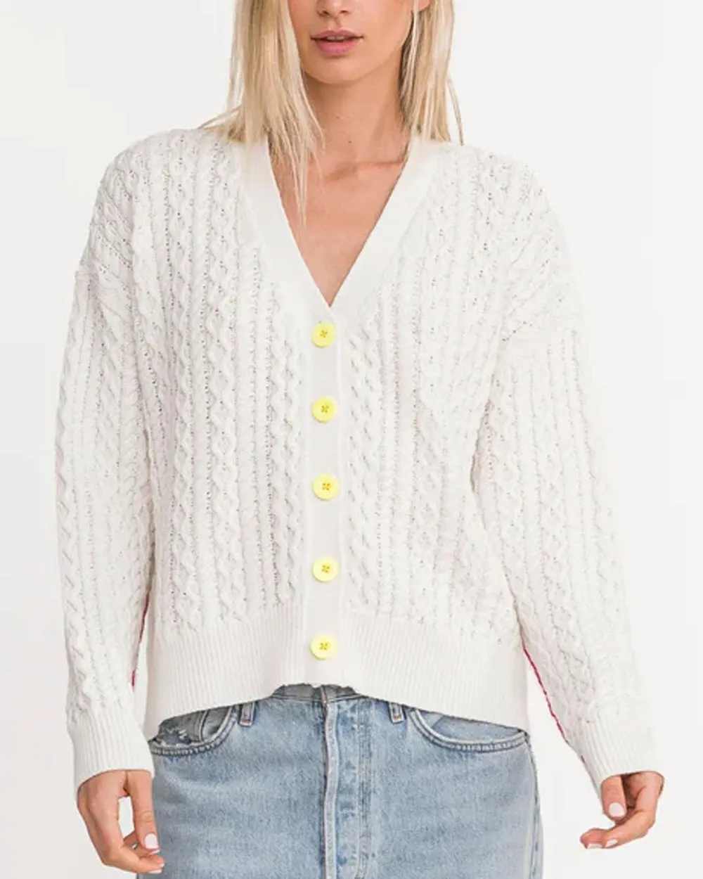 Cloud White Just Add Love Suzanne Cardigan