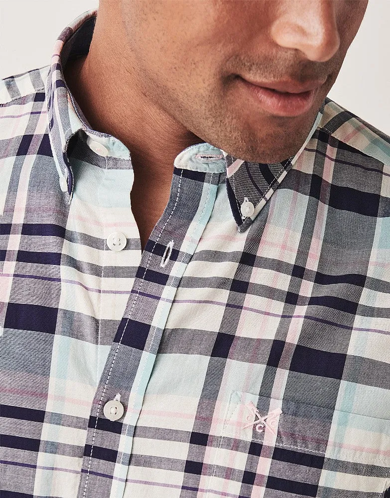 Crew Clothing Bickleigh Short Sleeve Bold Check Shirt