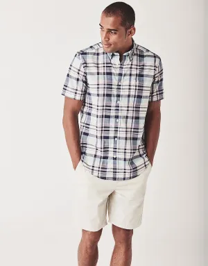 Crew Clothing Bickleigh Short Sleeve Bold Check Shirt