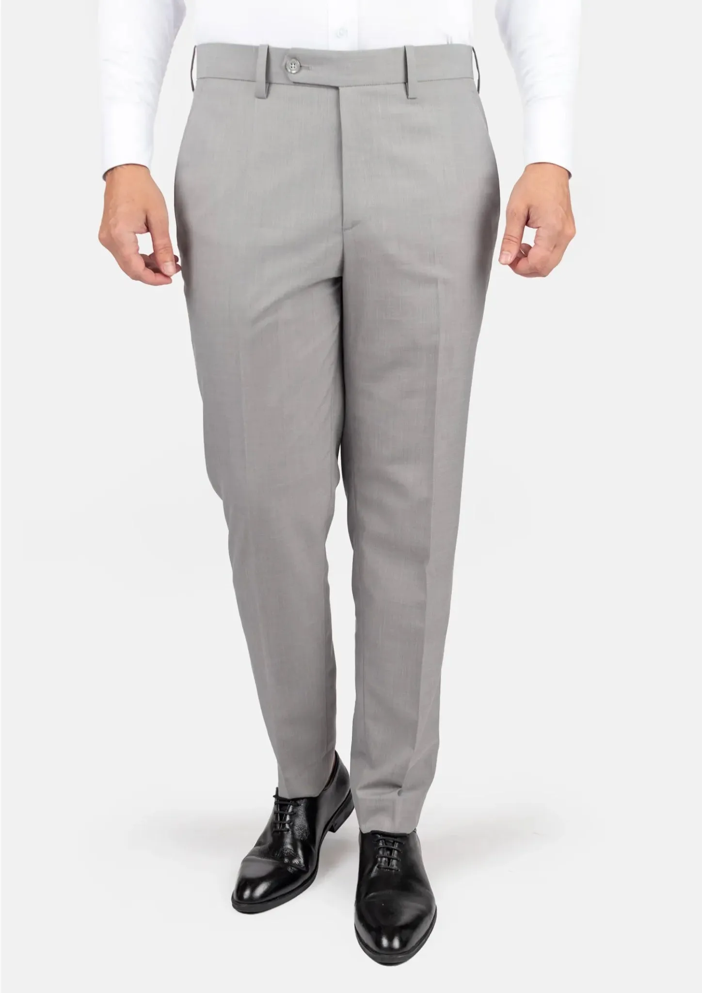 Harbor Grey Sharkskin Pants