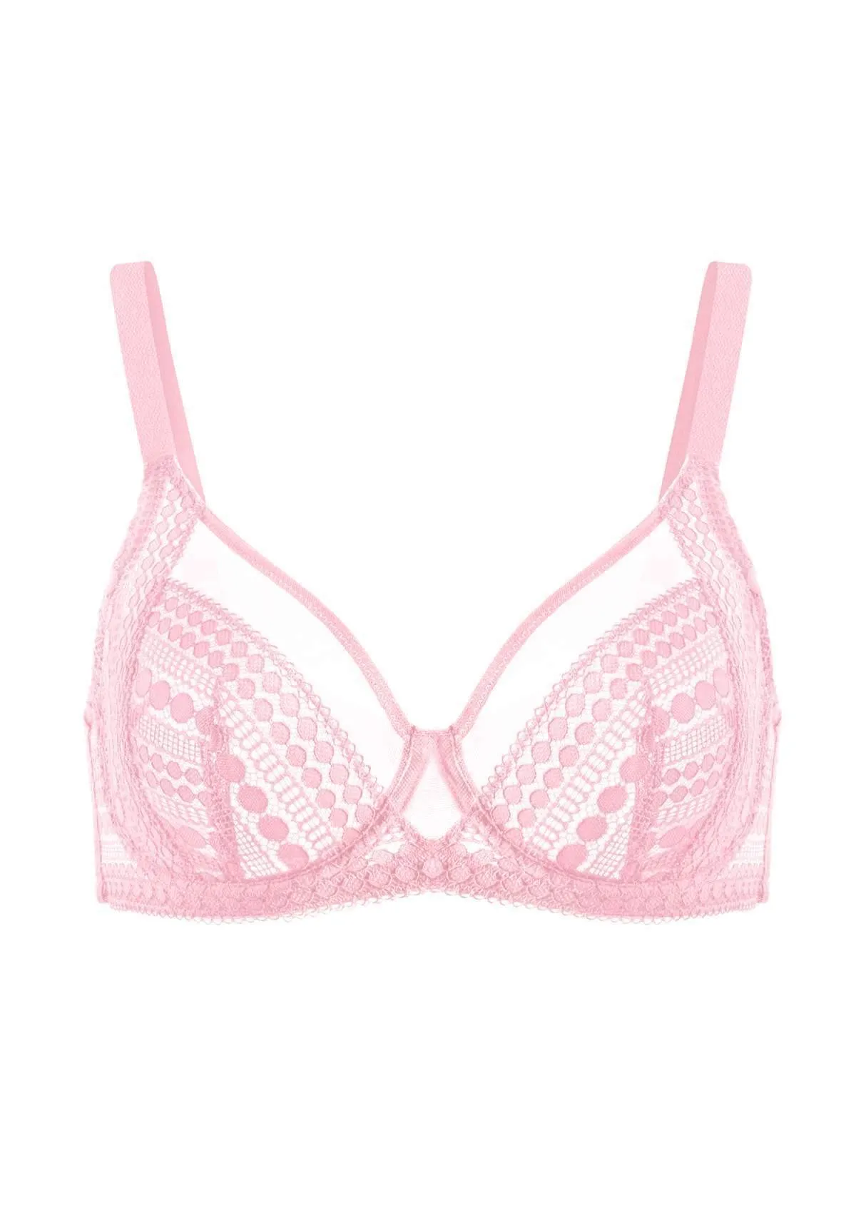 Heroine Polka Dot Sexy Lace Unlined Bra