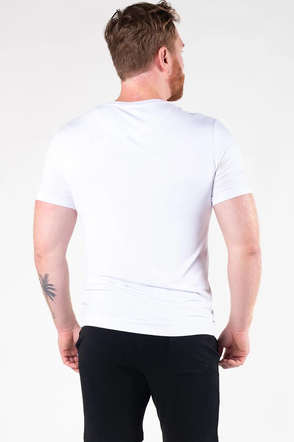 Huron V-Neck Bamboo Tee - White