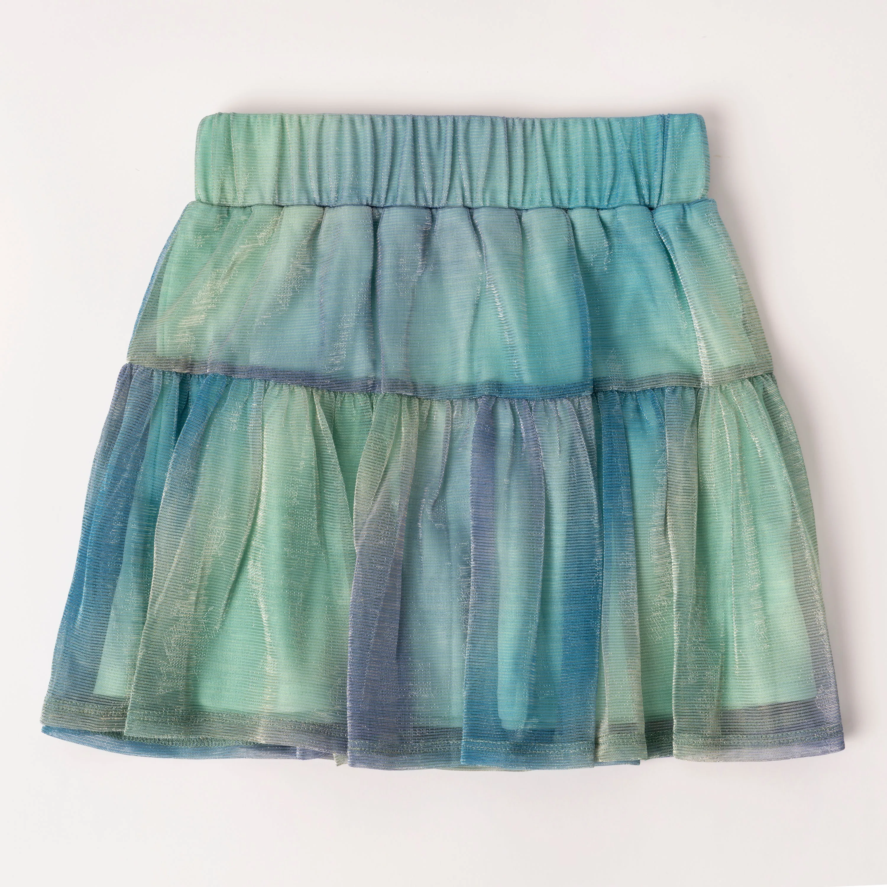 Iridescent Mesh Skirt