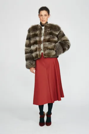 Jianna Raccoon Fur Jacket