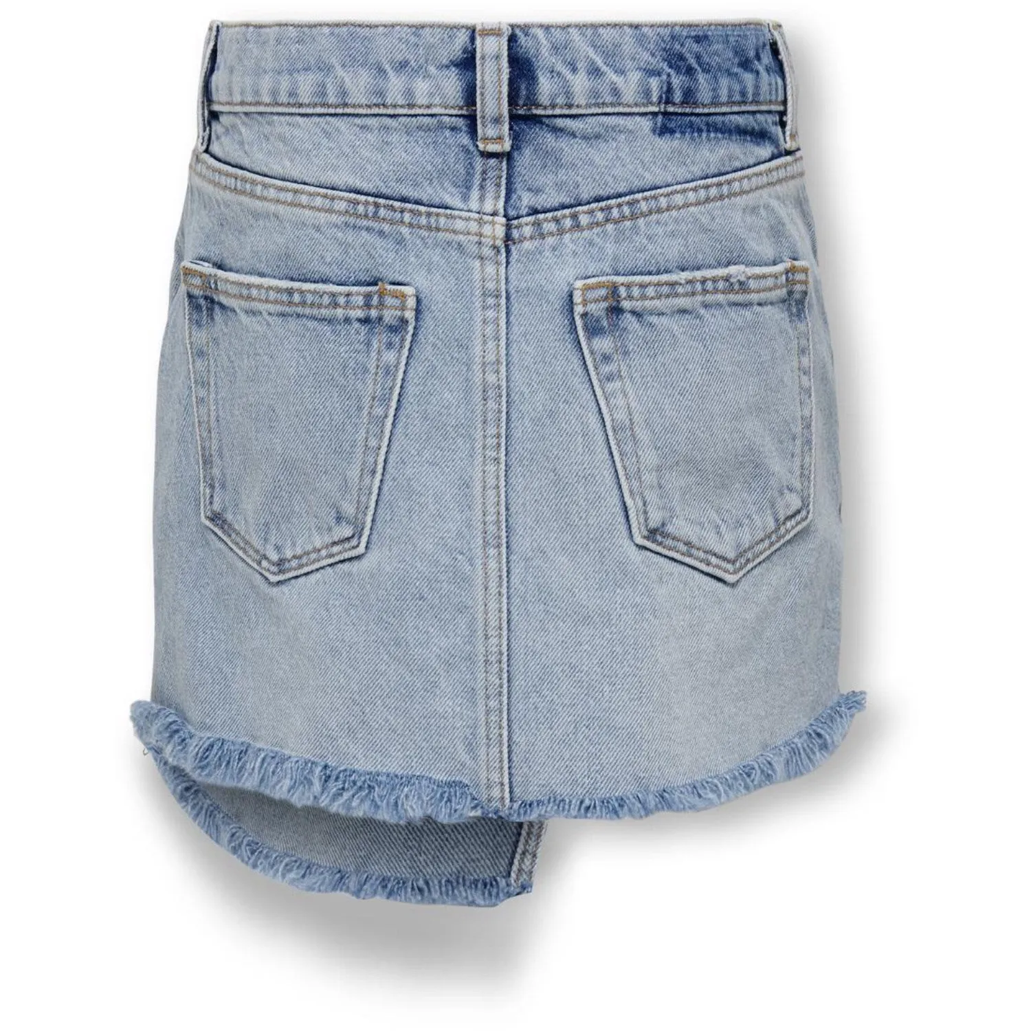 kids ONLY Light Blue Denim Kat Uneaven Closure Denim Skirt