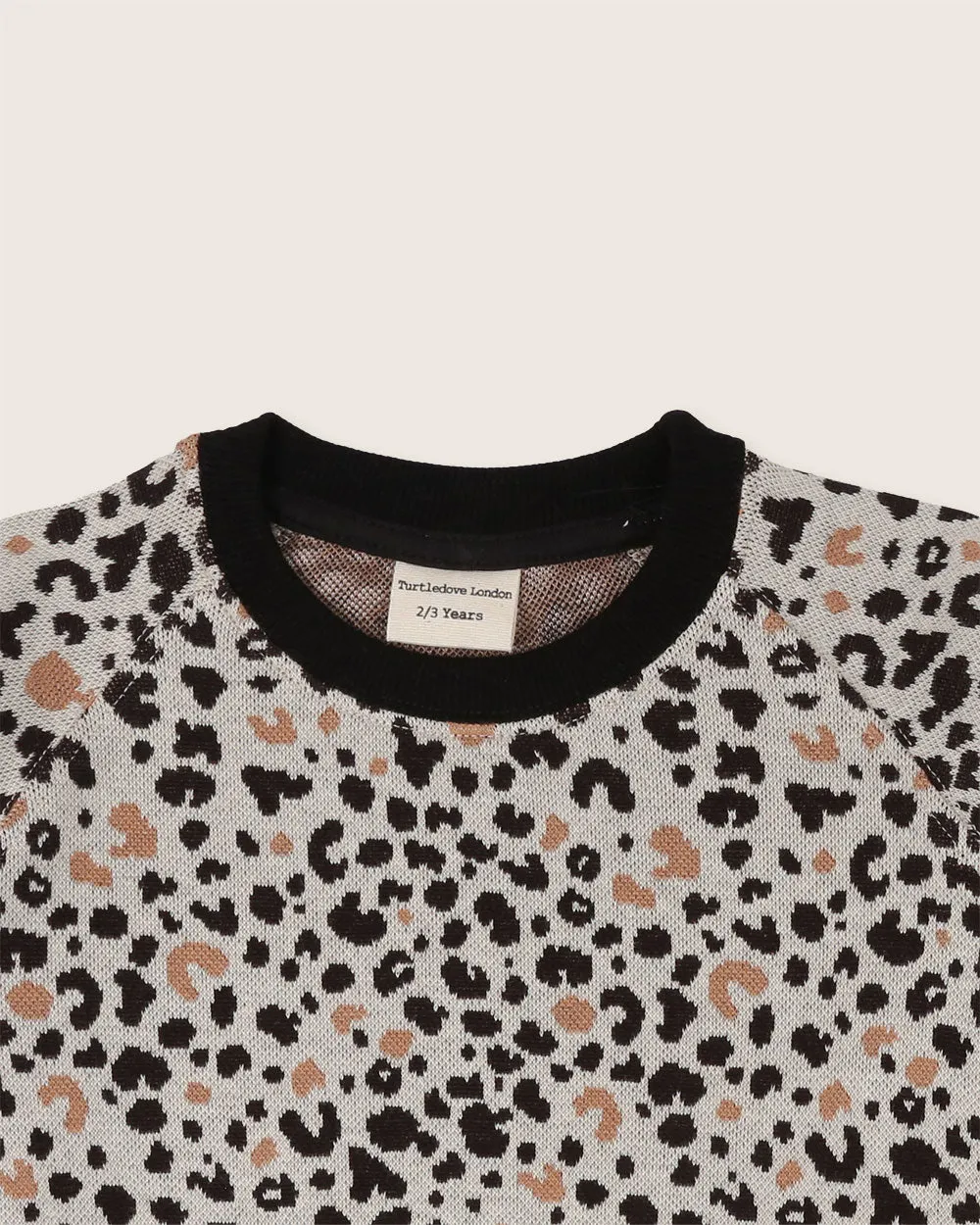 Leopard Animal Jacquard Sweatshirt