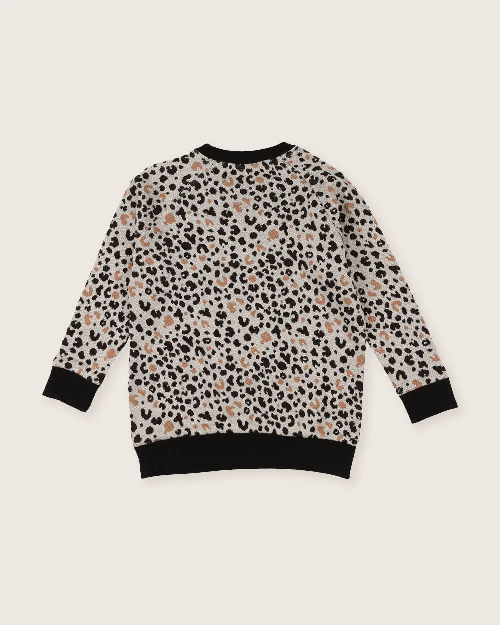 Leopard Animal Jacquard Sweatshirt