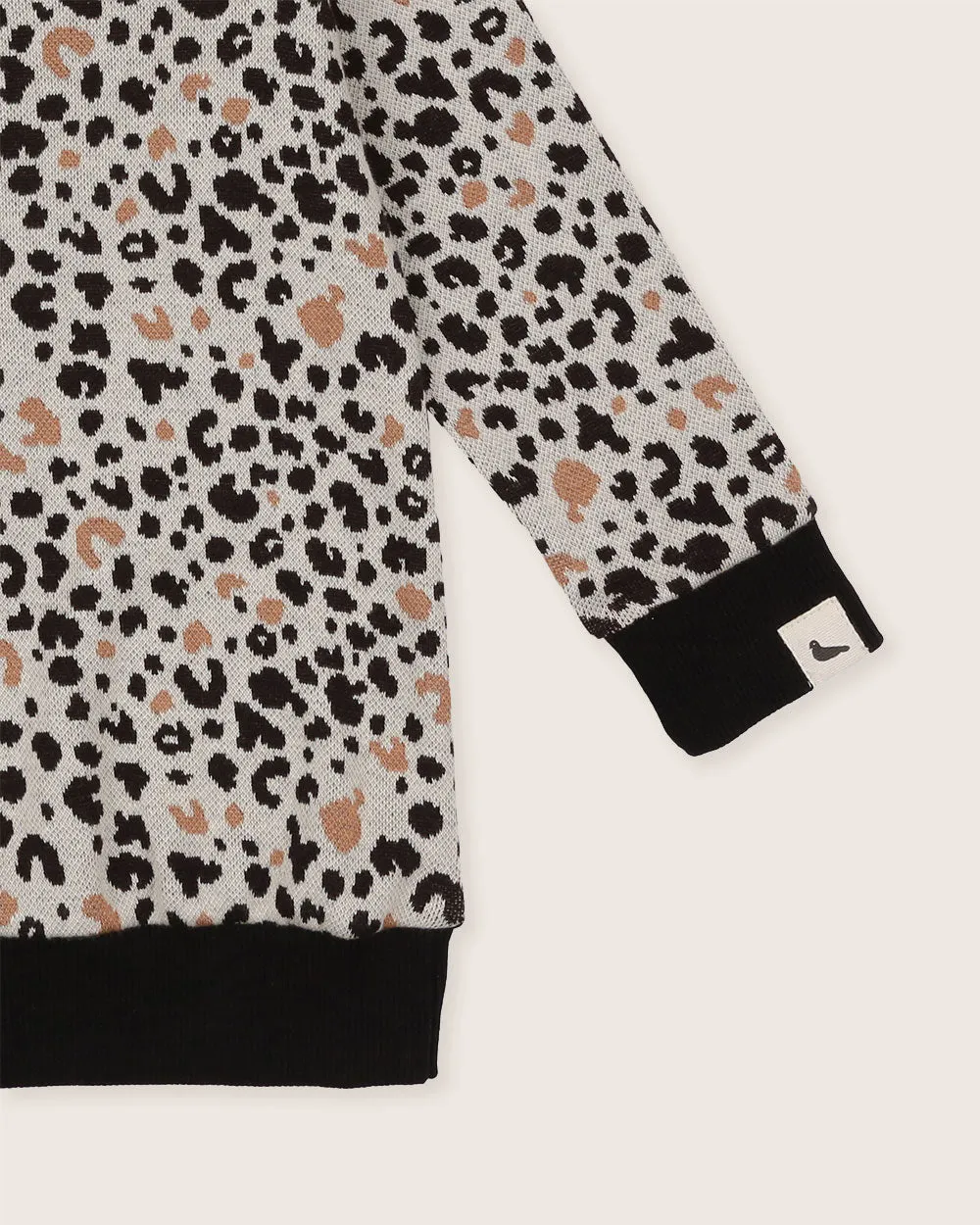 Leopard Animal Jacquard Sweatshirt