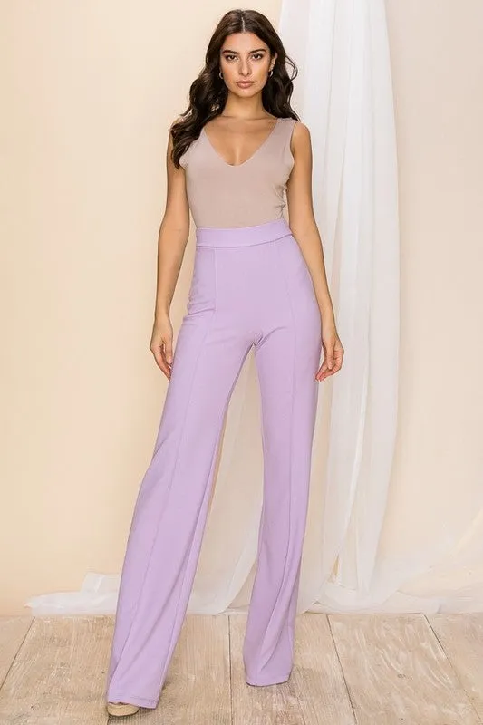 Light Purple The Most Popular High Waisted Dress Pants