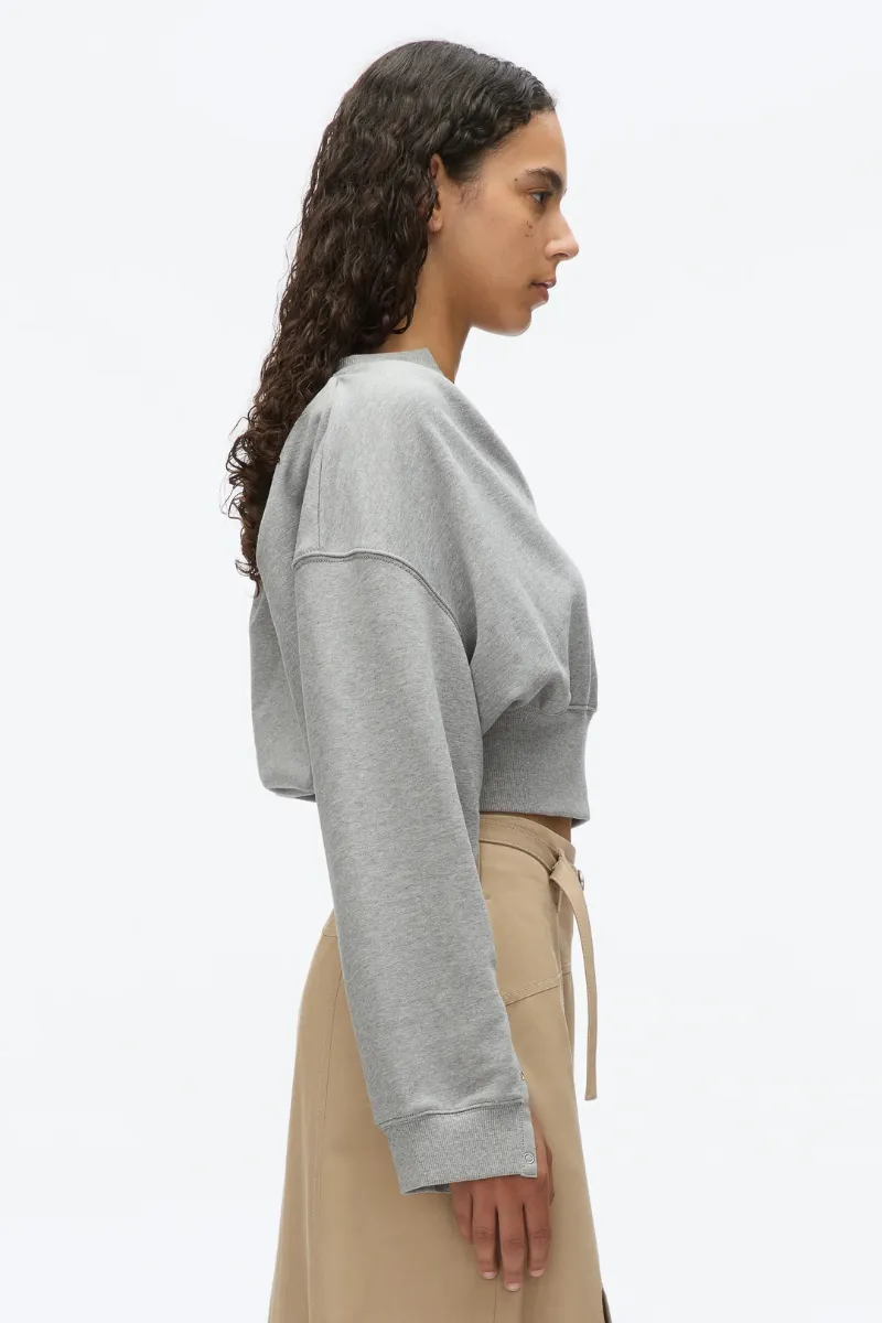 Long Sleeve Cropped Sweatshirt