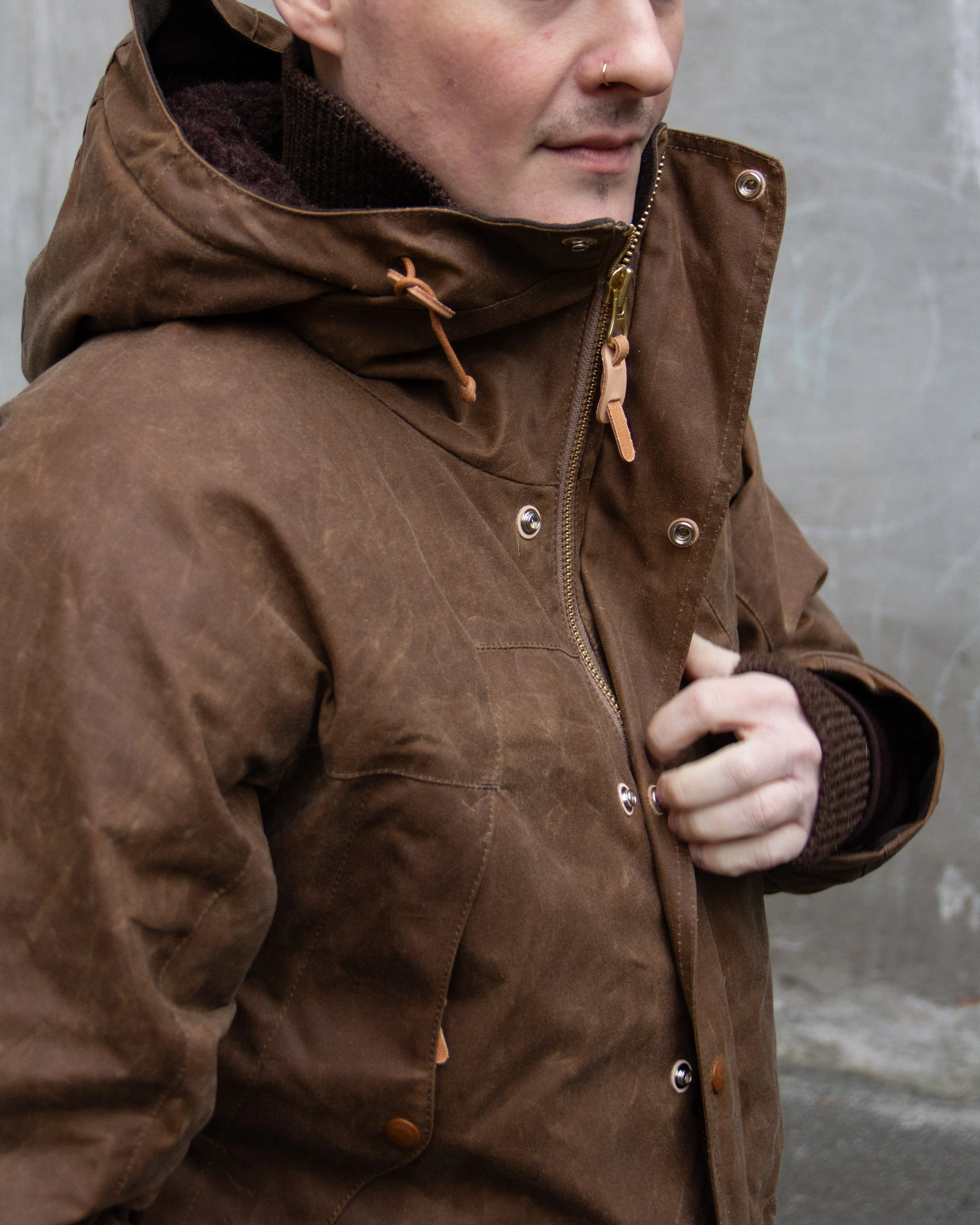 Manifattura Ceccarelli, Mountain Jacket, Dark Tan