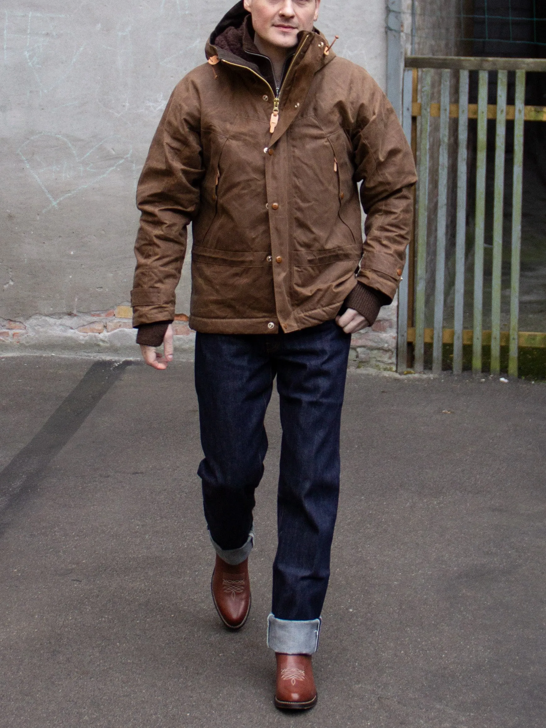 Manifattura Ceccarelli, Mountain Jacket, Dark Tan