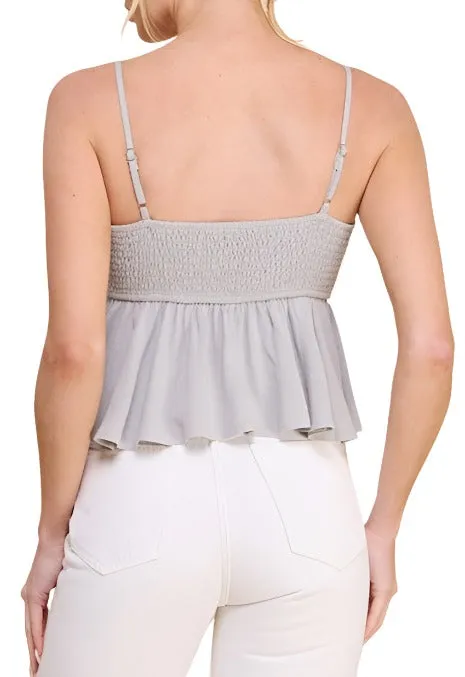 Mara Babydoll Cami Tank Top