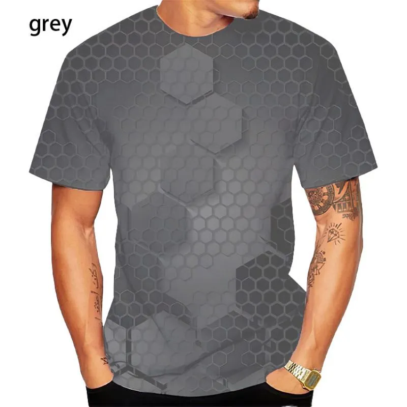 Men's 3D Printed T-Shirt 25871605L