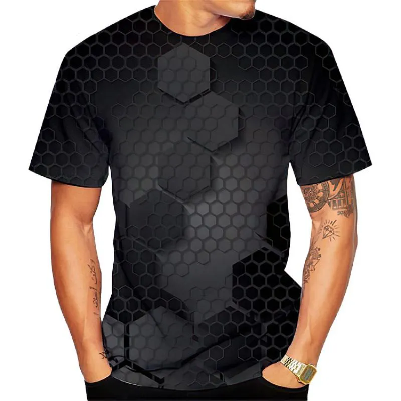 Men's 3D Printed T-Shirt 25871605L