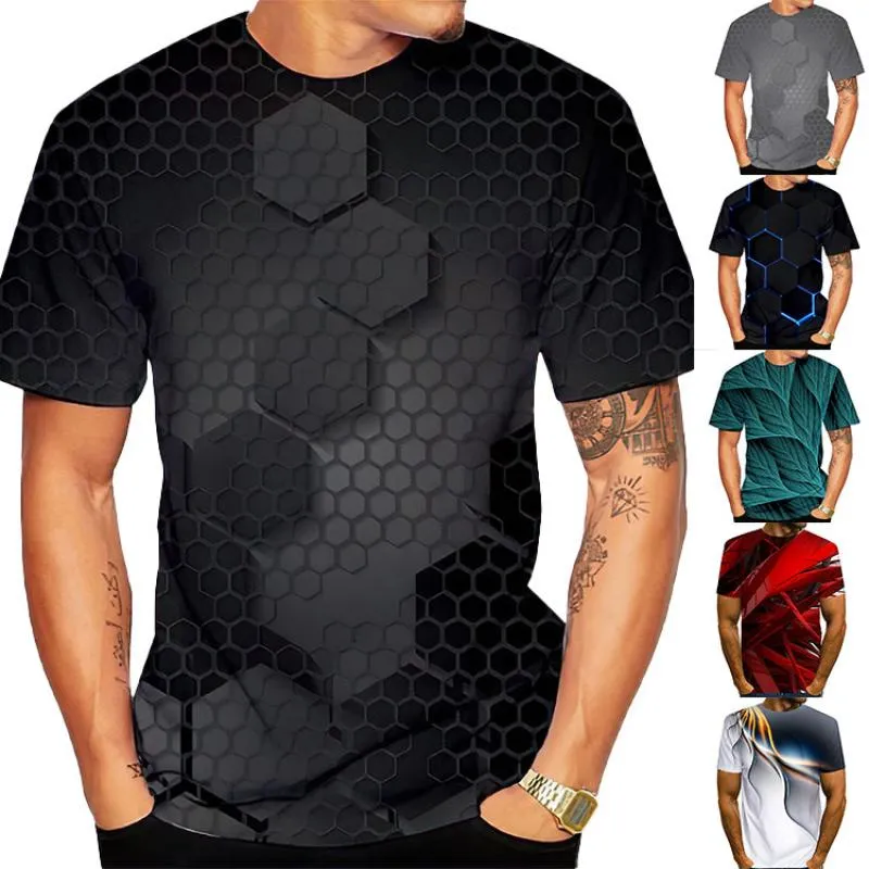 Men's 3D Printed T-Shirt 25871605L