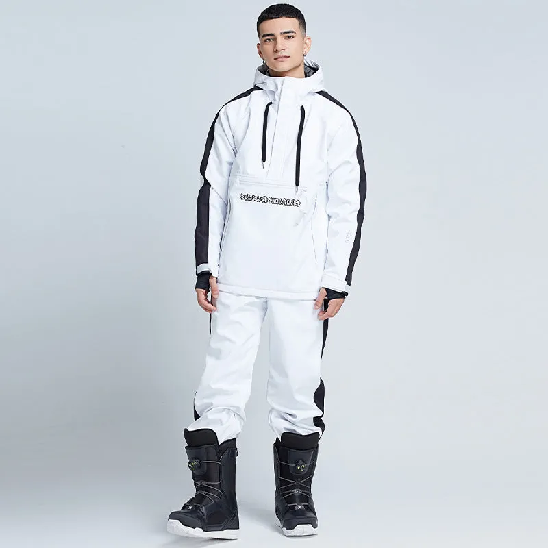 Men's RAWRWAR Young Fashion Unisex Snowboard Jackets & Pants Set