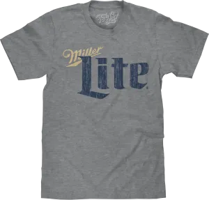 Miller Lite Big & Tall T-Shirt - Gray