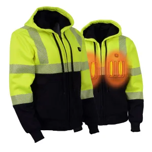 Nexgen Heat MPL2773SET Women's Heated Hoodie High-Viz Reflective -