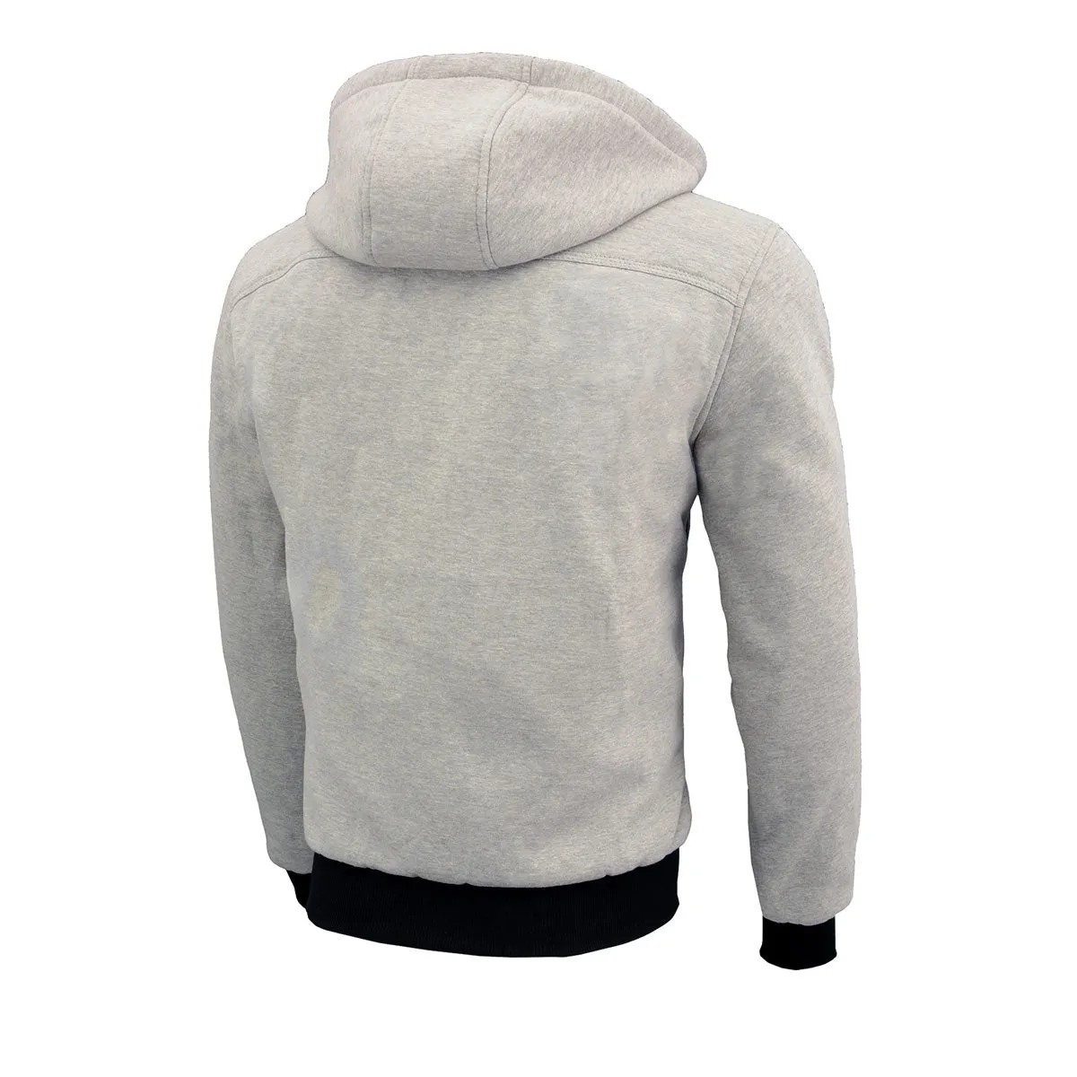 Nexgen Heat MPM1714SET Men's “Fiery’’ Heated Hoodie Silver Zipper