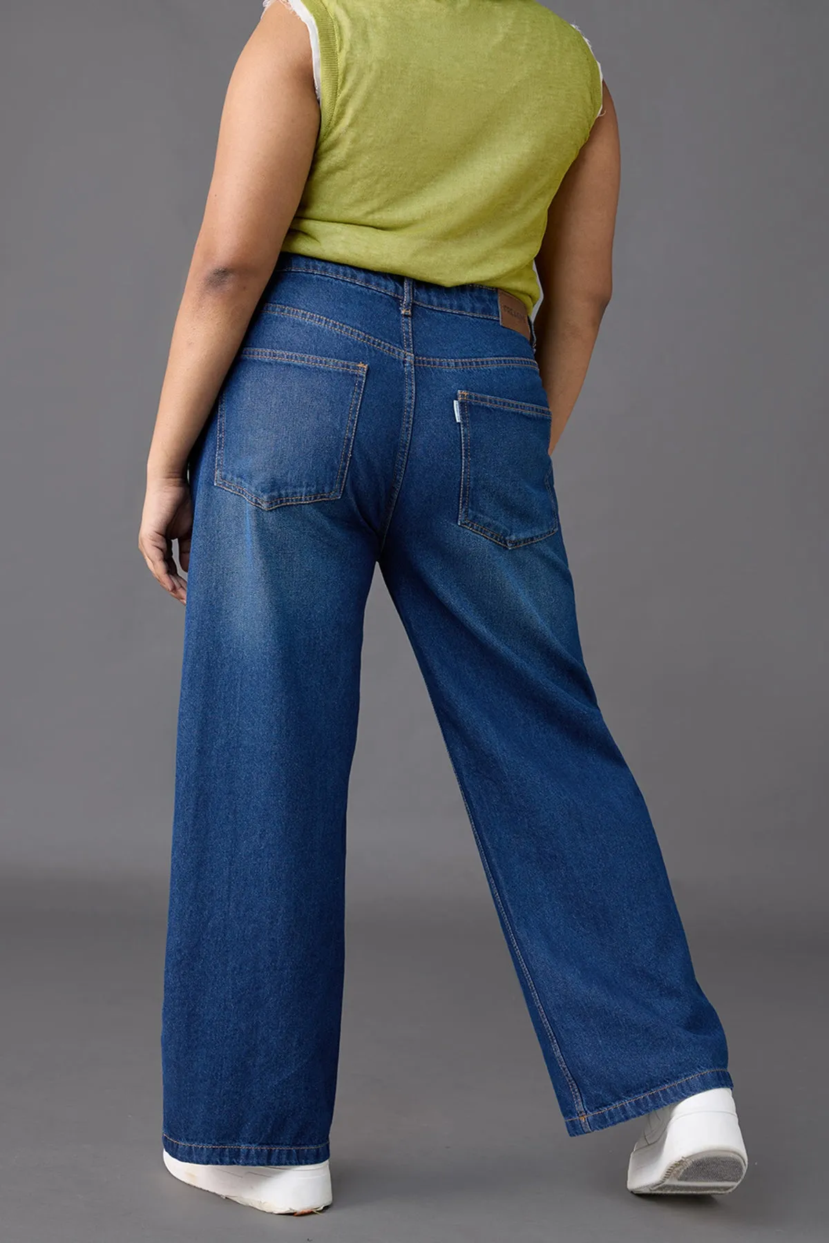 Oceanic Curve Wide Jeans