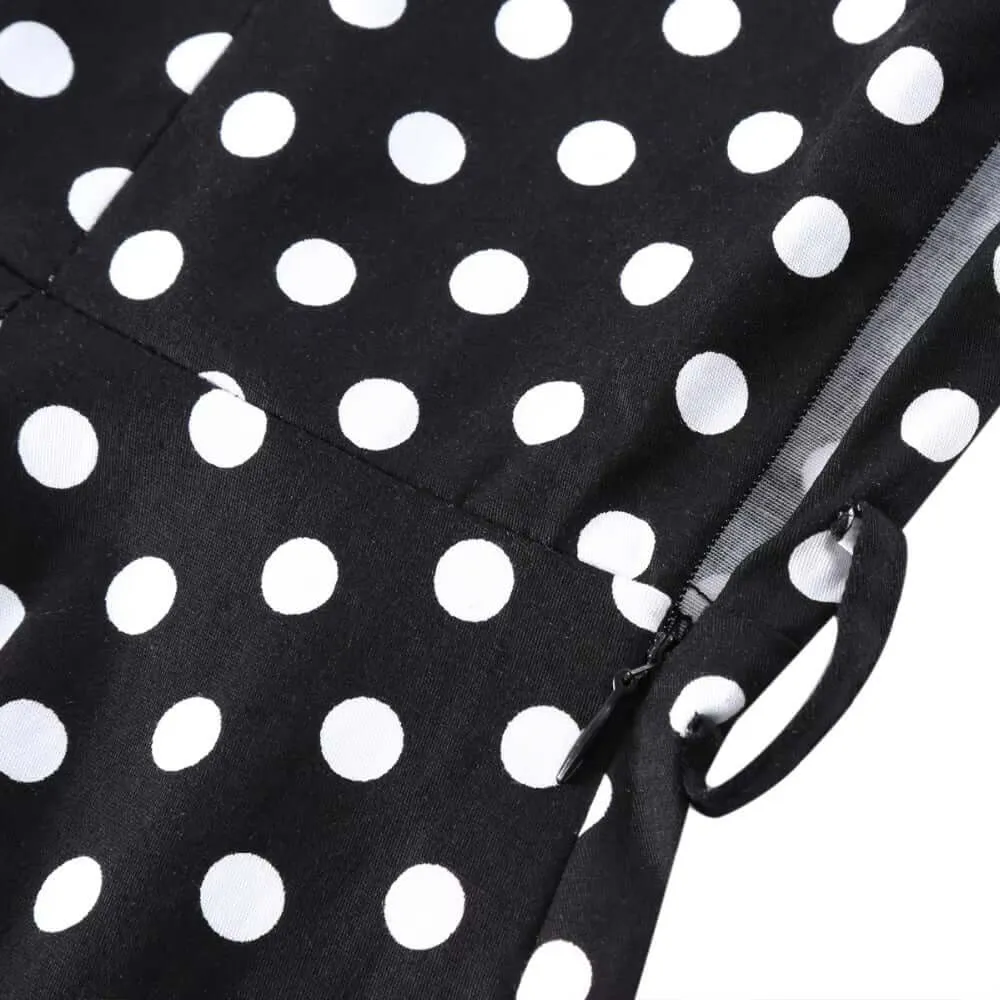 Polka Dot Vintage Swing Dress