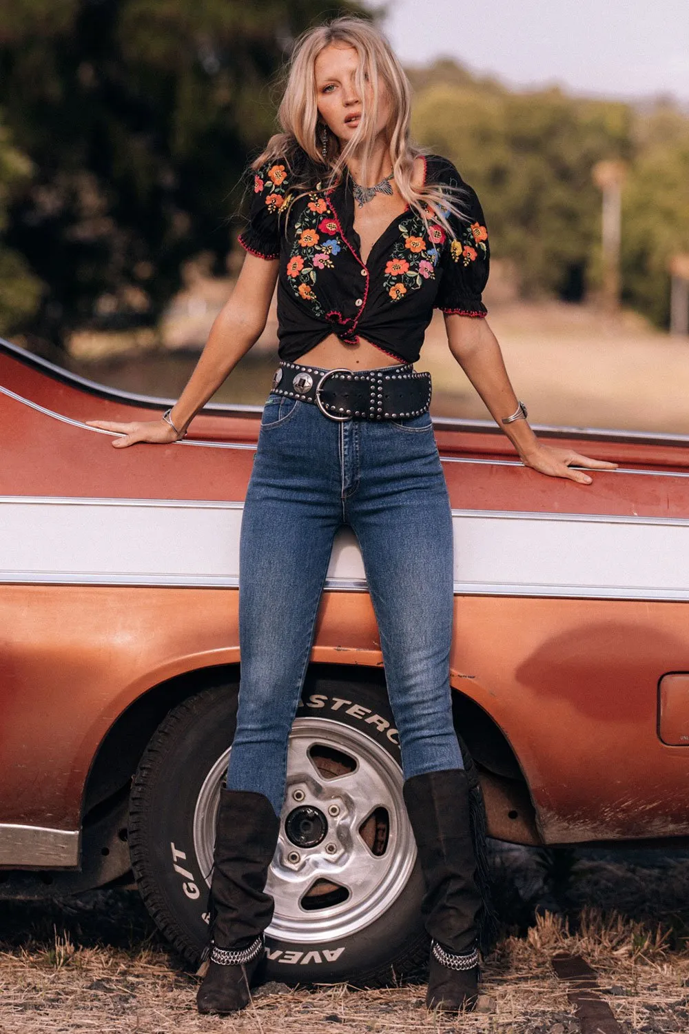 Santeria Embroidered Blouse