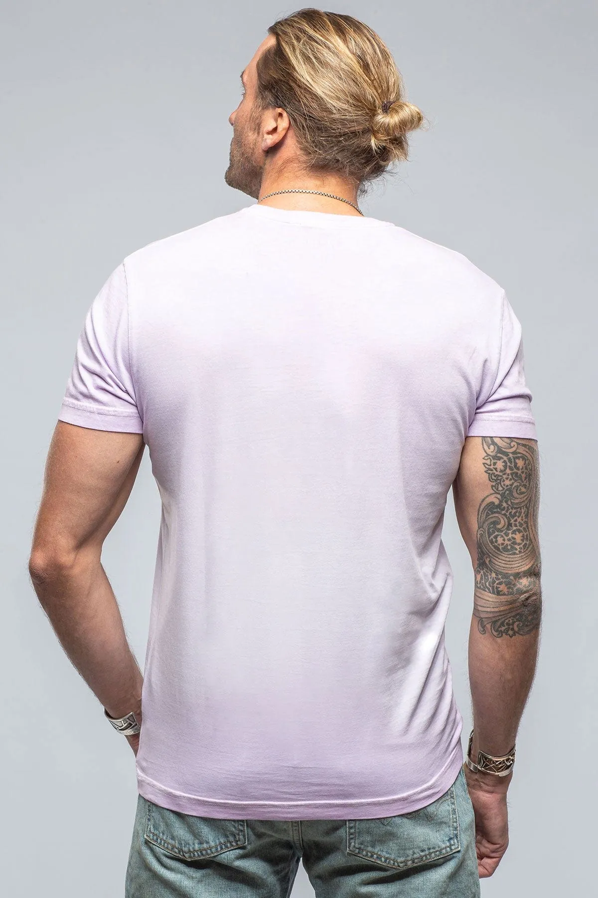 Siena Cotton V Neck In Lilac