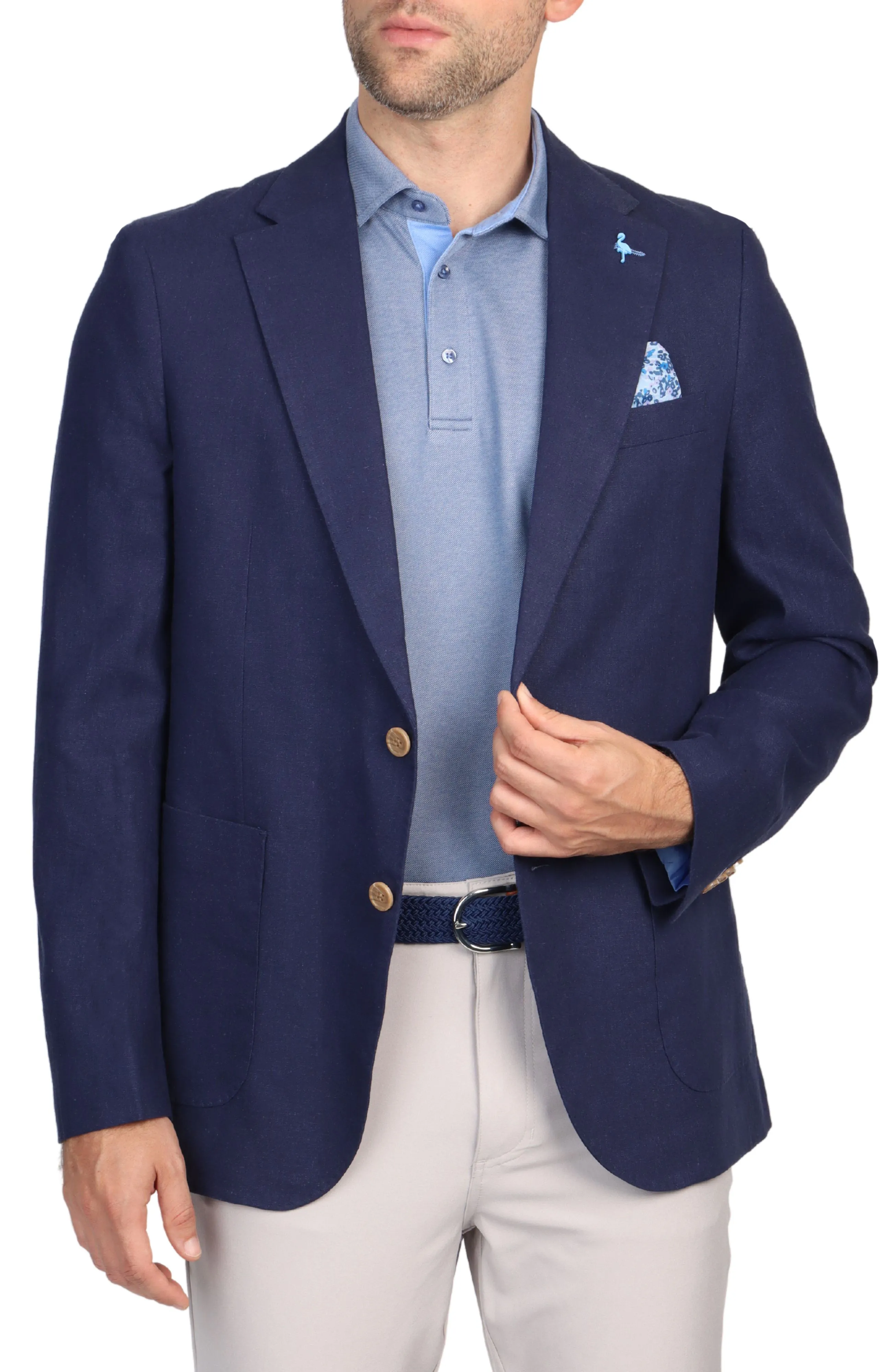 Signature Solid Classic Linen Sport Coat