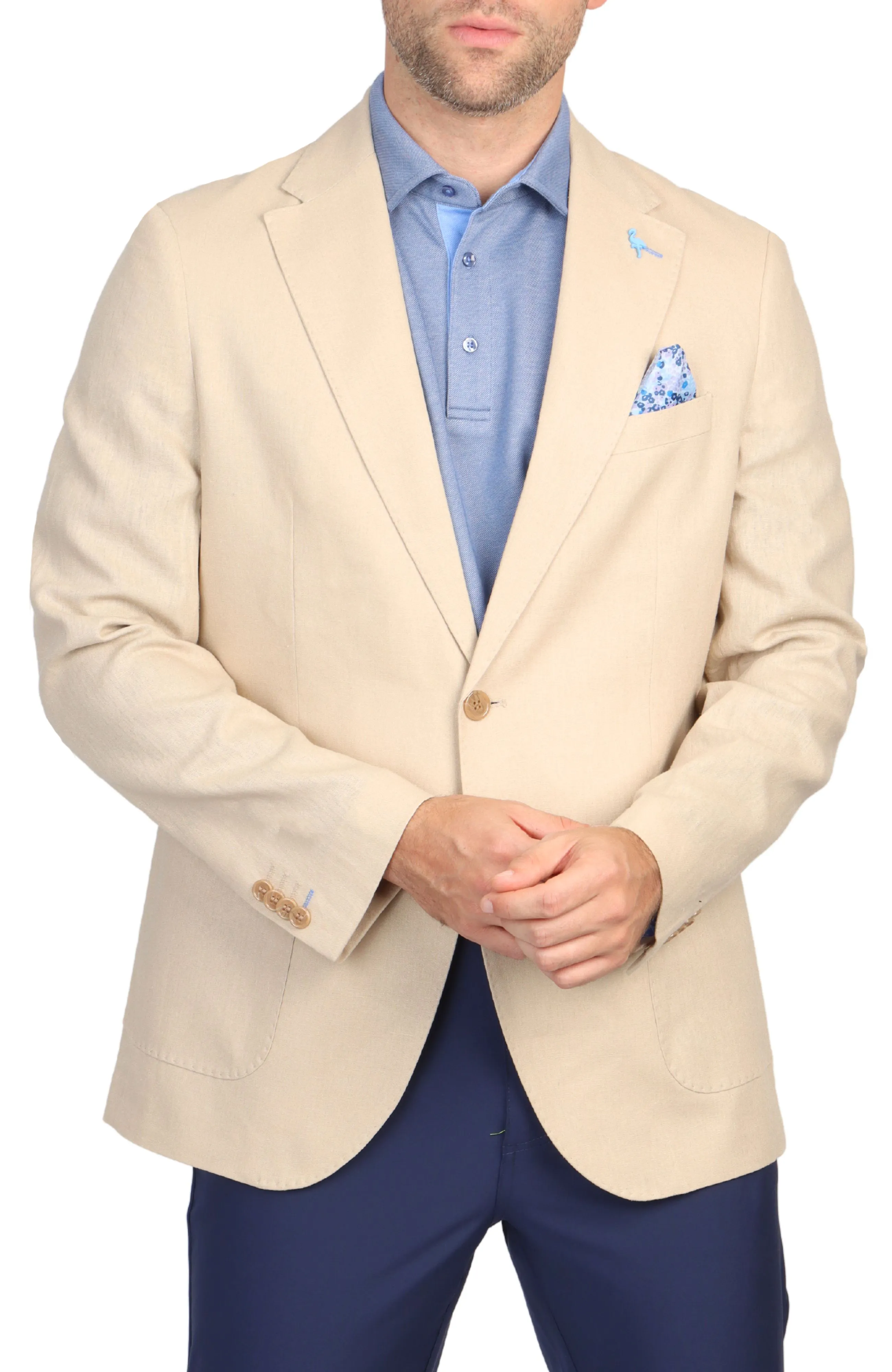 Signature Solid Classic Linen Sport Coat