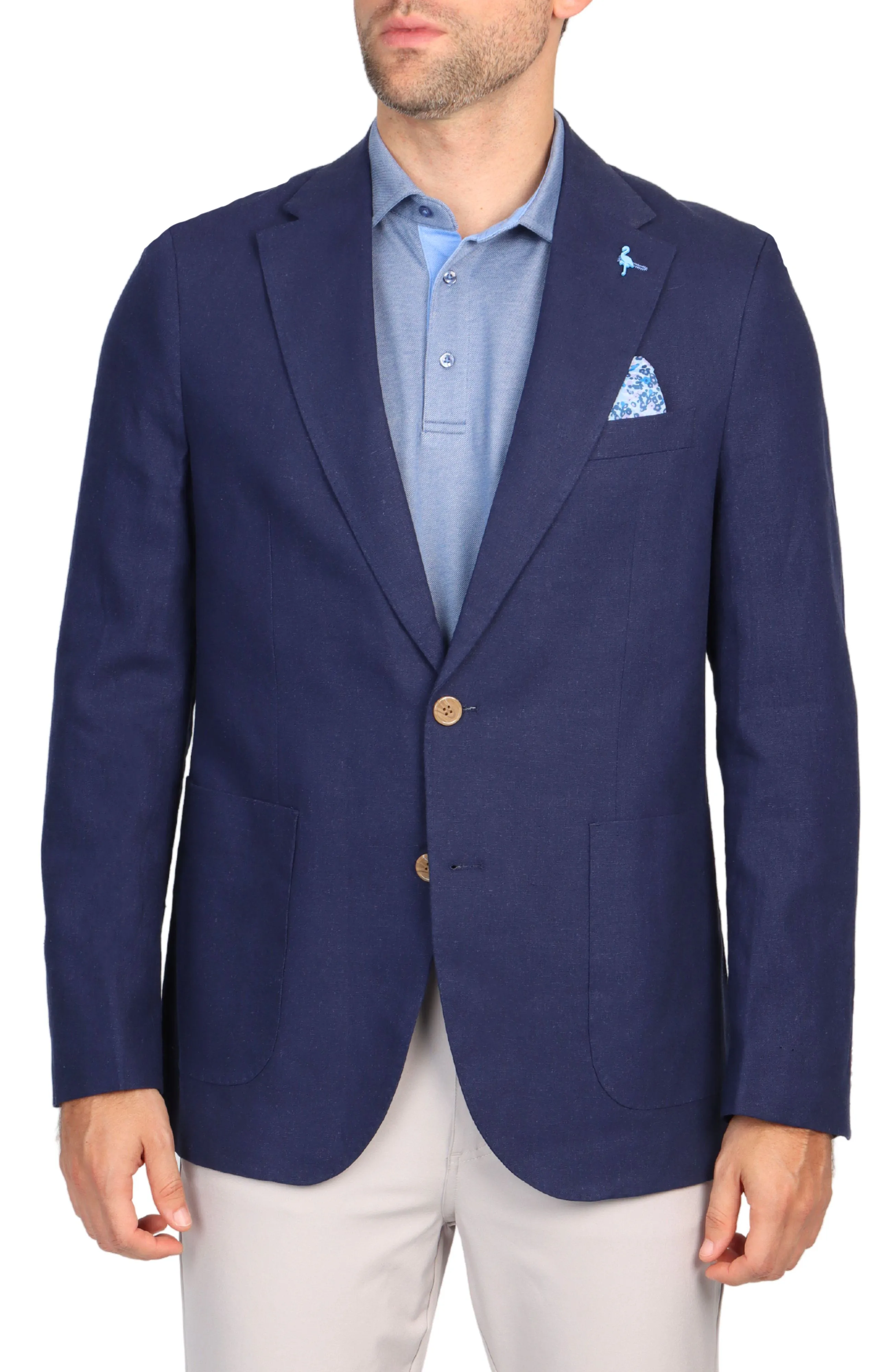 Signature Solid Classic Linen Sport Coat